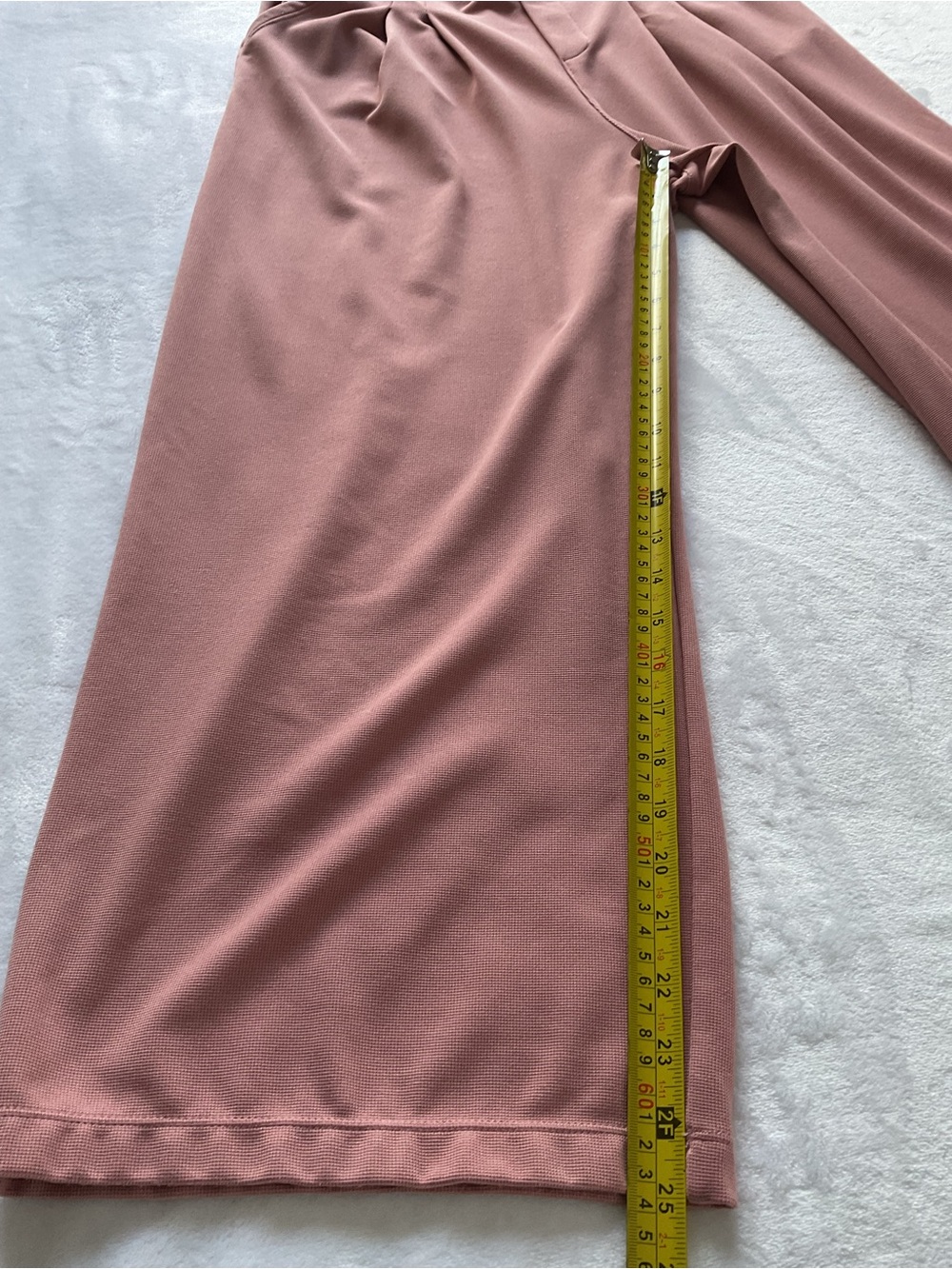 Halara S Petite Pink High Rise Wide Leg Pleated Pants - Picture 7 of 12